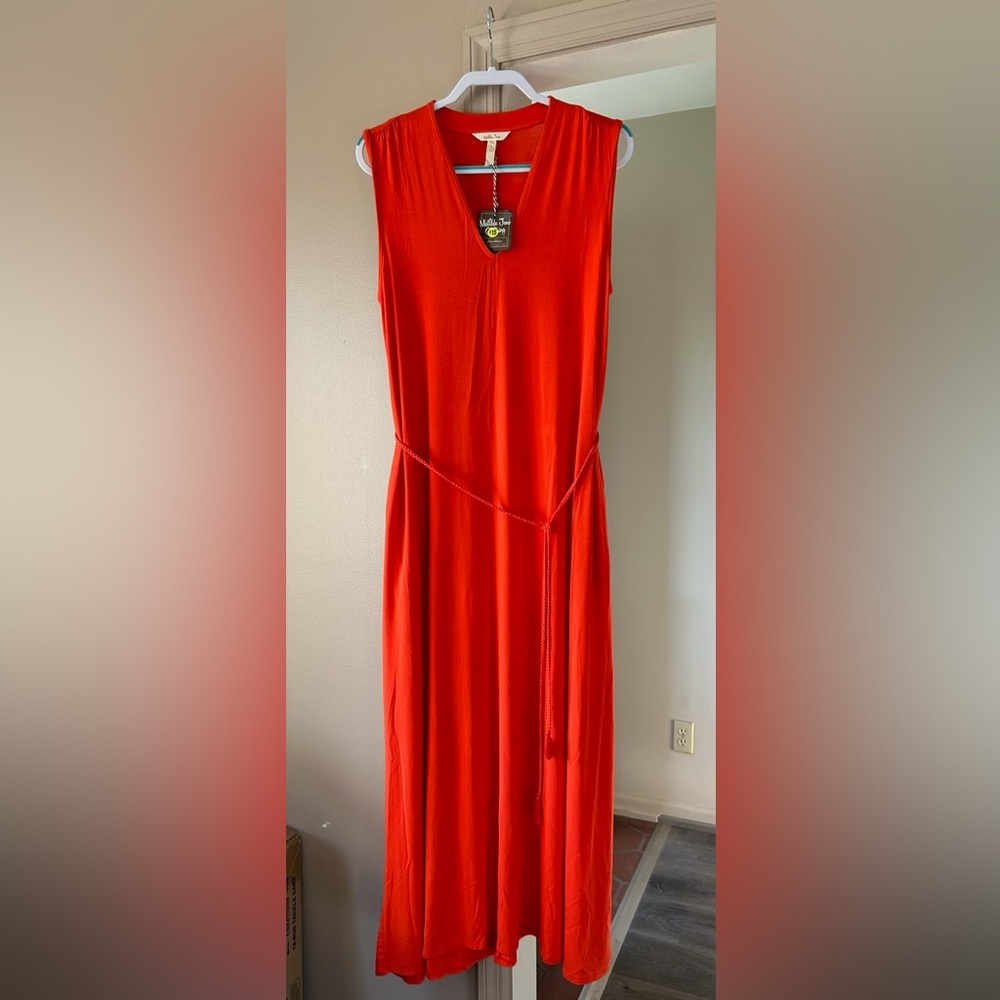 Orange Matilda Jane sundress